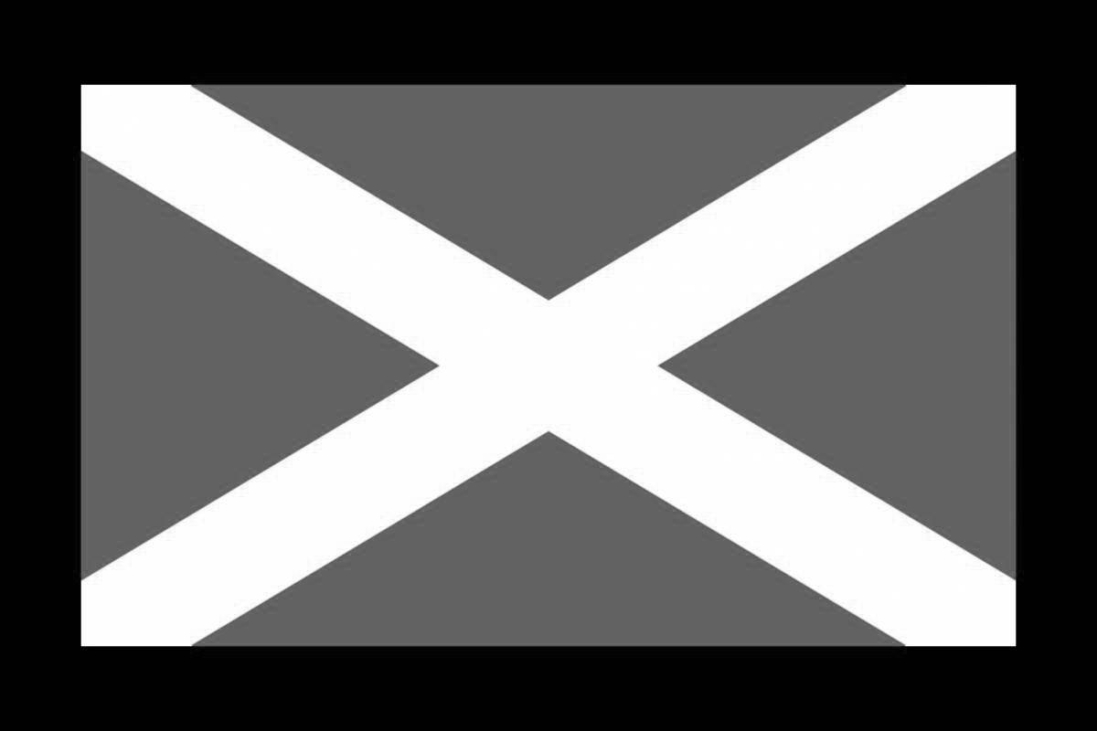Scotland flag coloring page