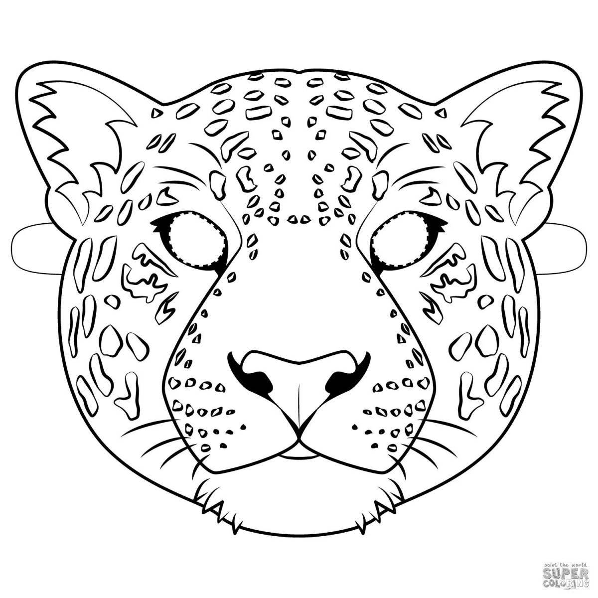Cunning badger coloring page