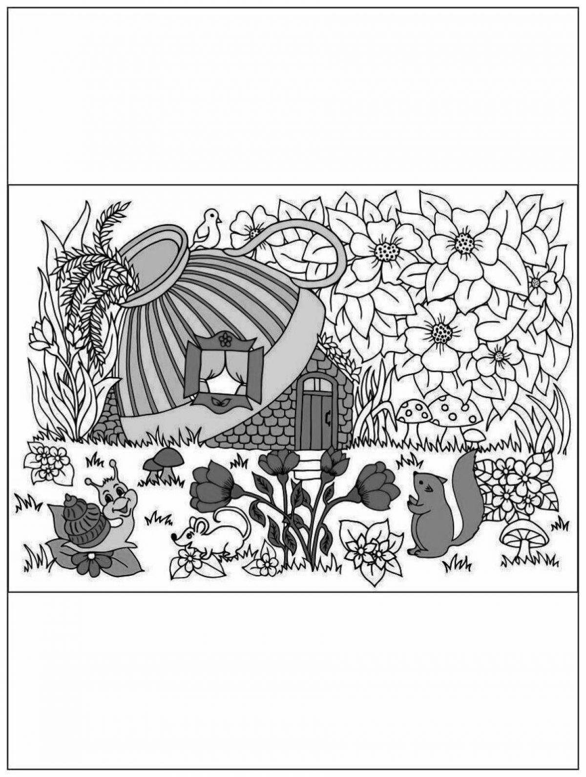 Color-lush hobbyline coloring page