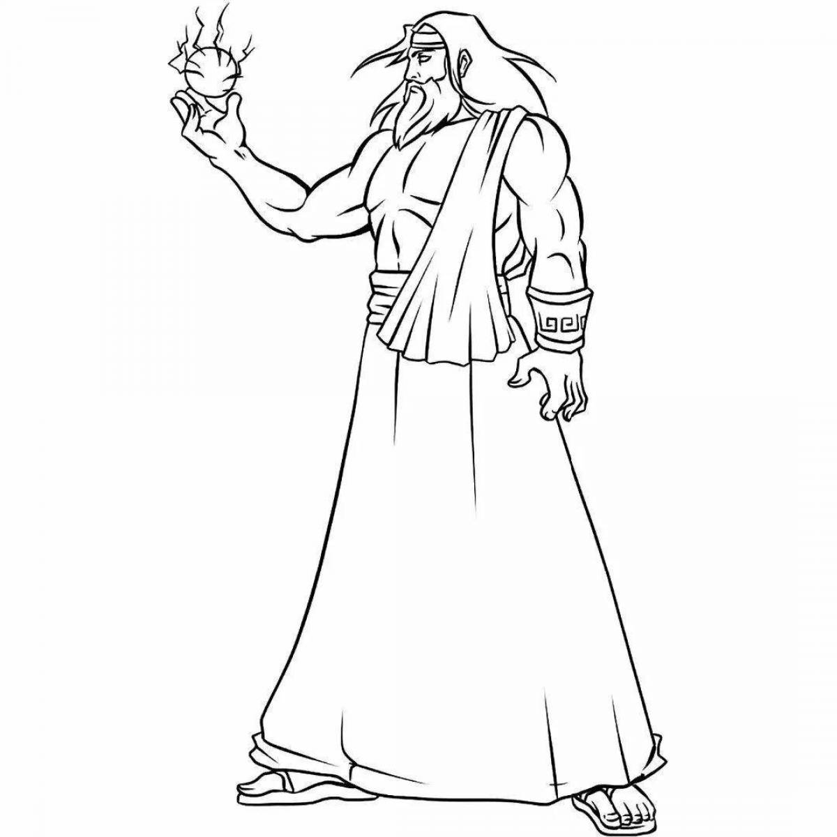 Coloring royal zeus grade 5