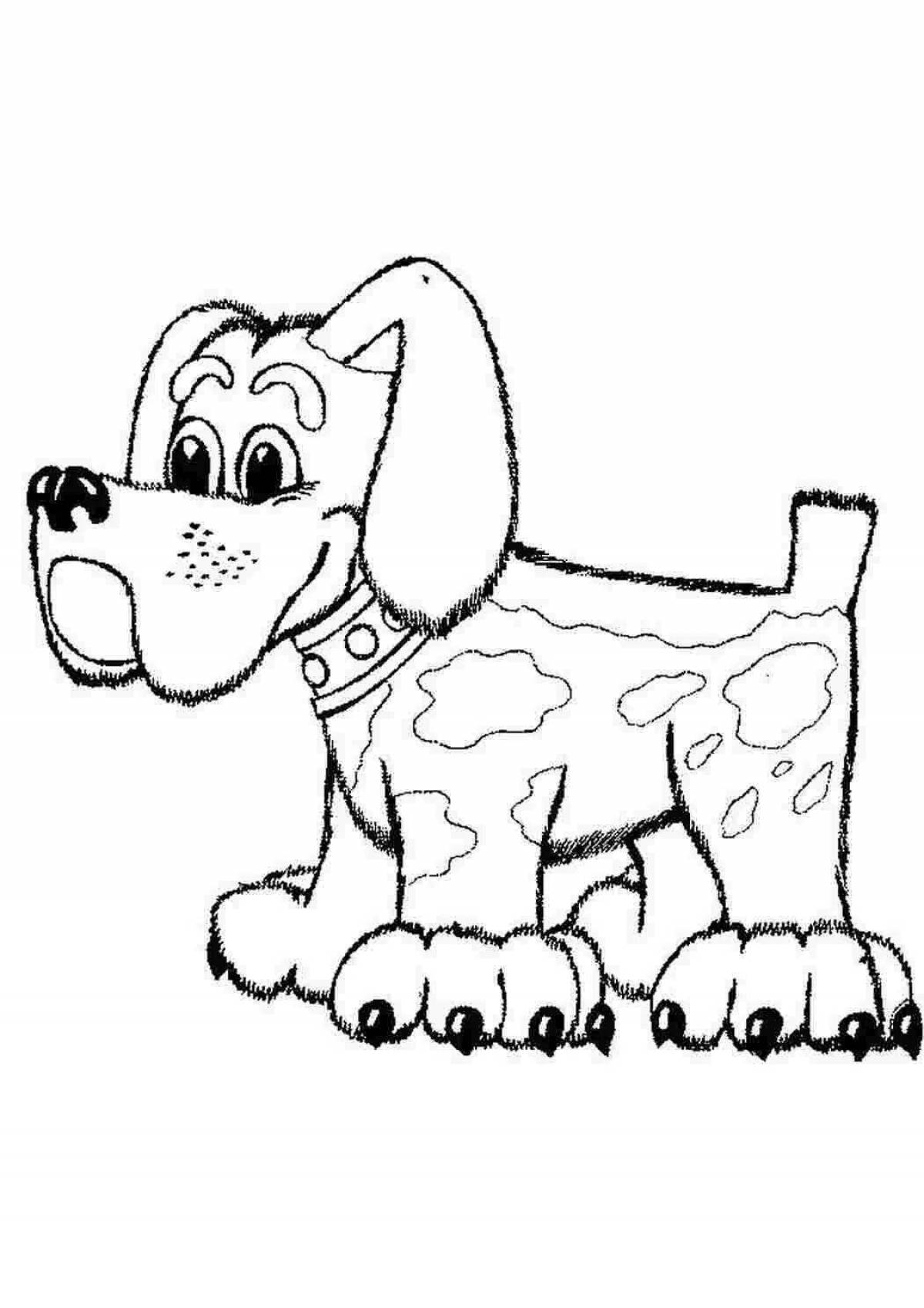 Bold coloring page suretter balalarga arnalgan