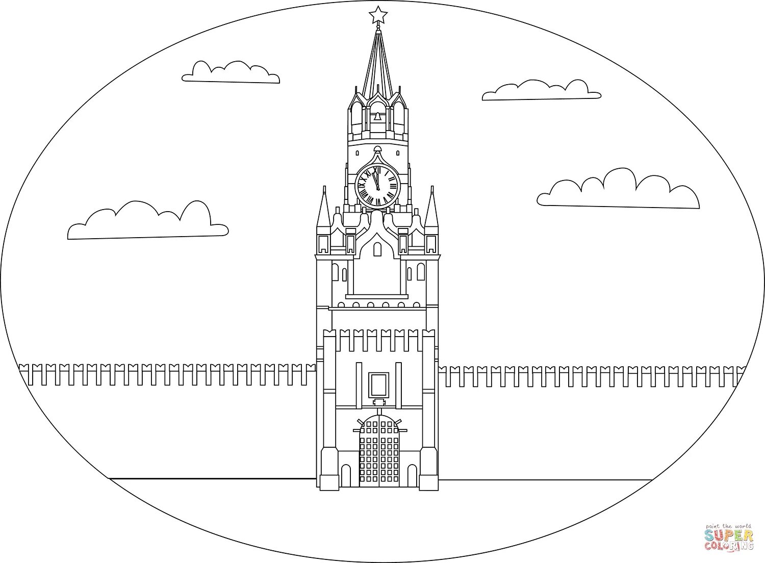 Спасская башня кремля #3