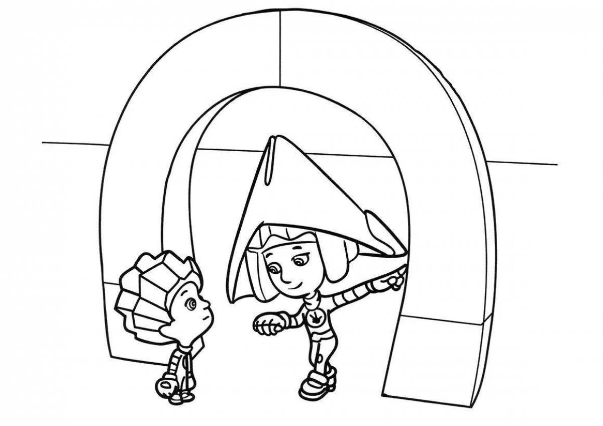 Awesome fixies washing machine coloring page