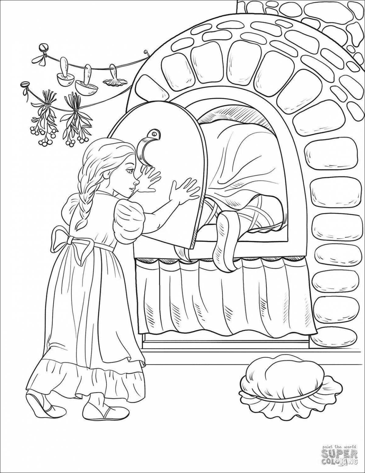 Hansel and Gretel coloring page