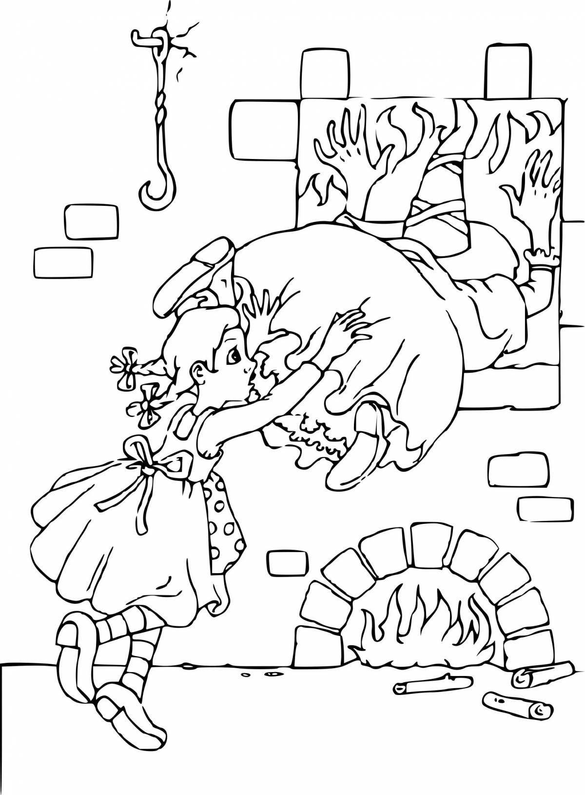 Amazing coloring pages Hansel and Gretel