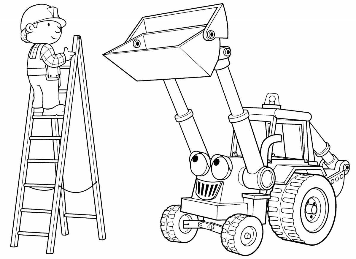 Live Crane Coloring Page for Beginners