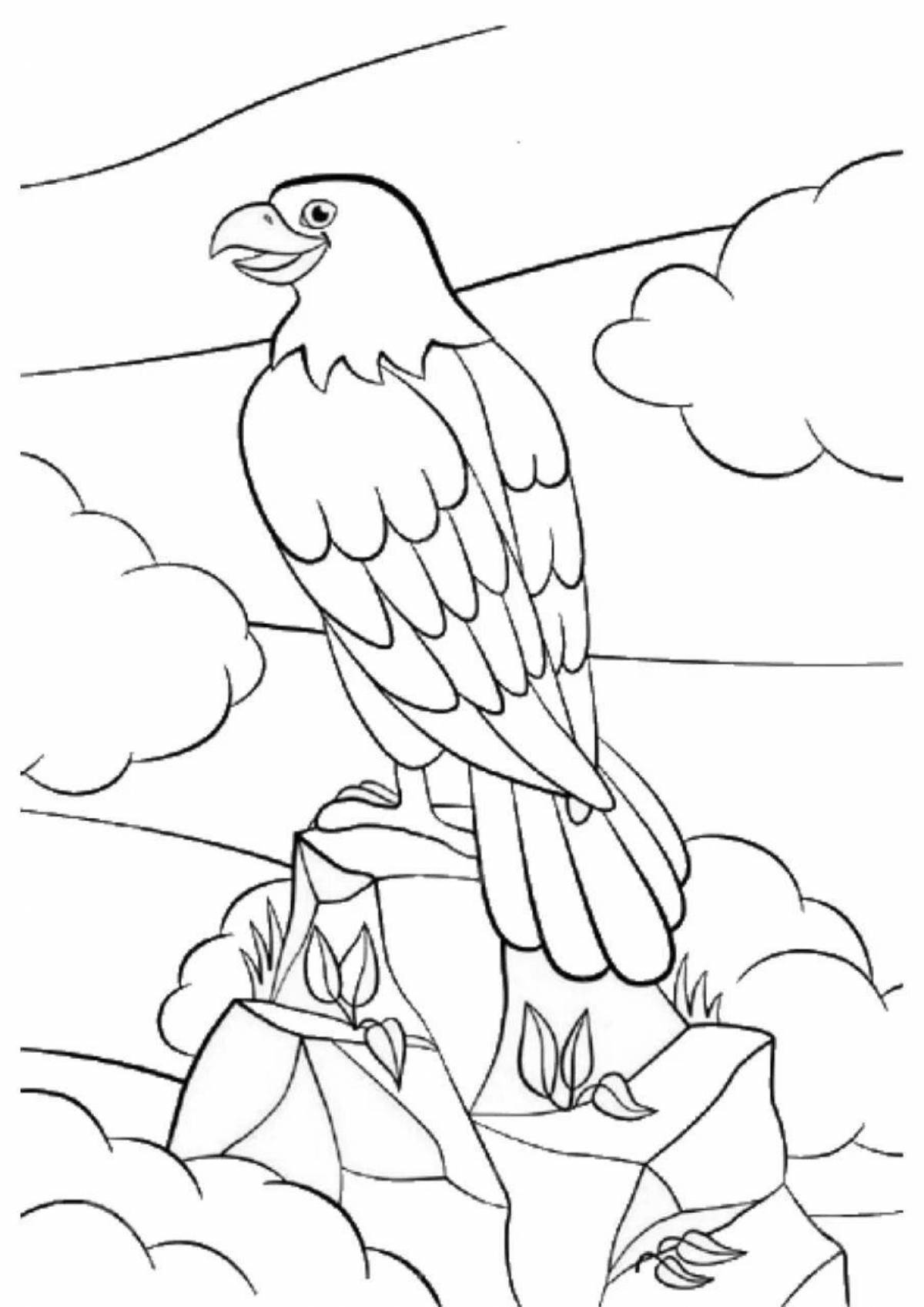 Radiant coloring page финист ясный сокол