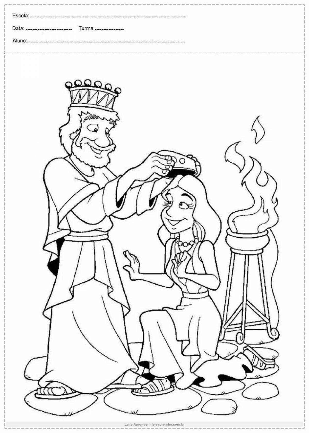 Glorious king and queen coloring pages