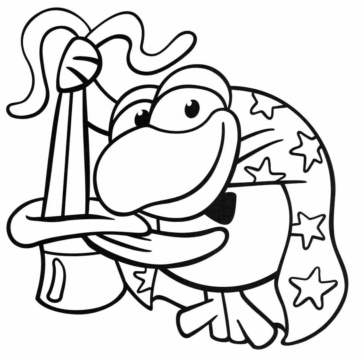 Colorful bright smeshariki kar karych