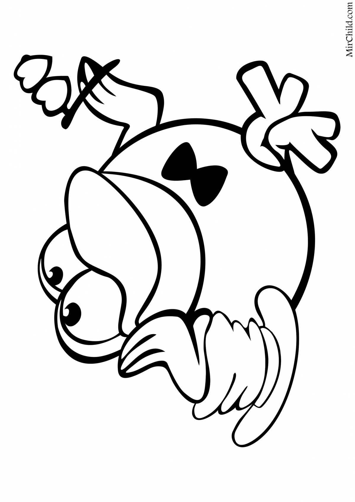 Colorful playful smeshariki kar karych