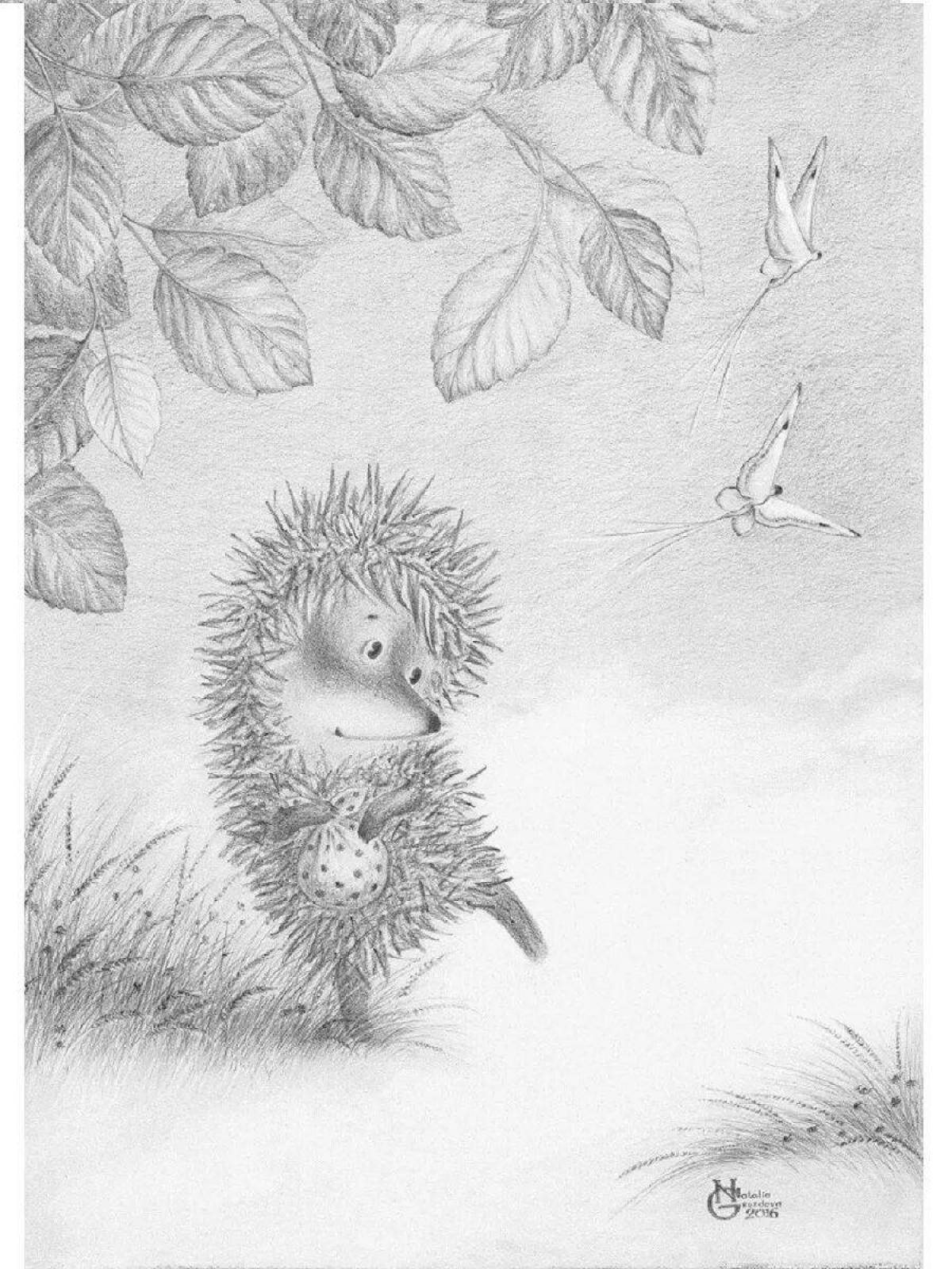 Hedgehog in the fog #8