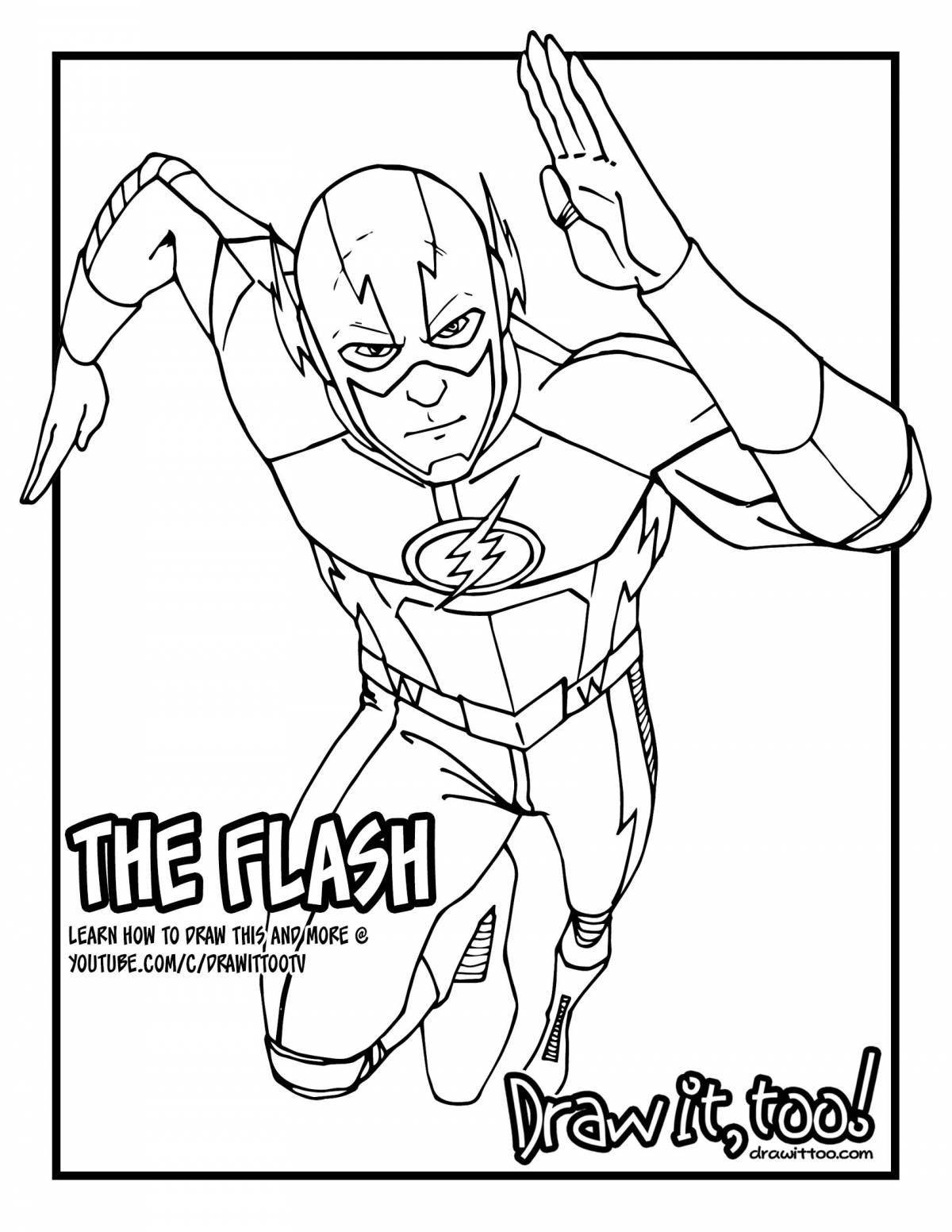Live flash coloring for boys