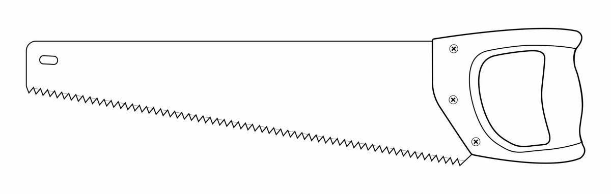 Jovial saw coloring book for kids