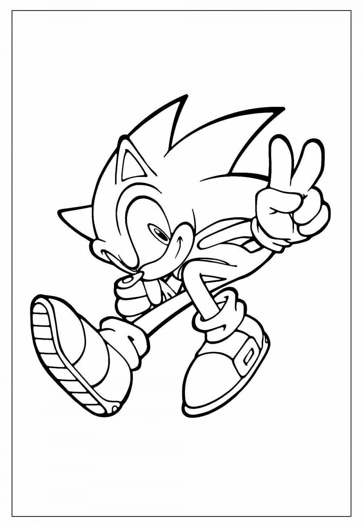 Sonic bright coloring