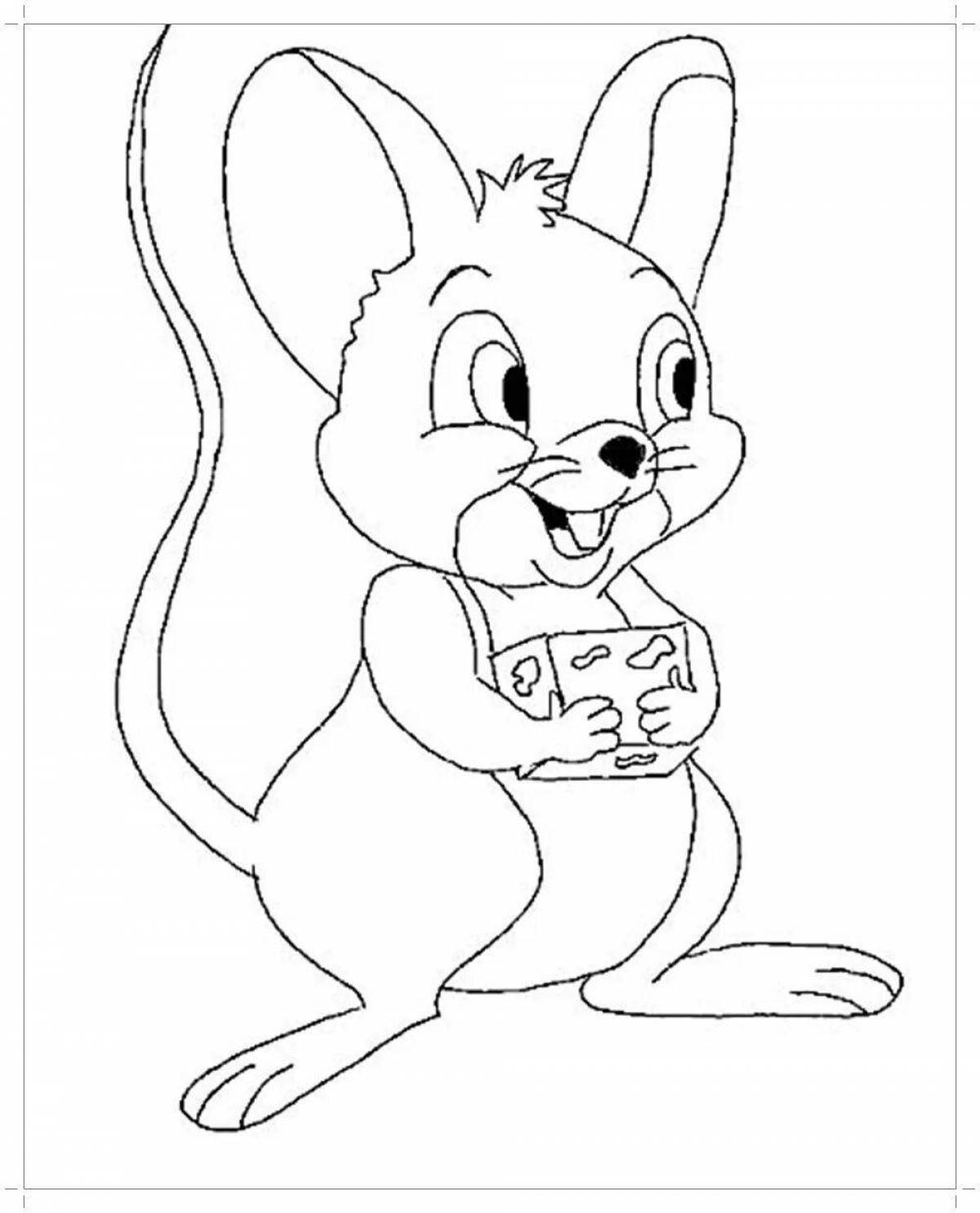 Great mouse coloring book for kids