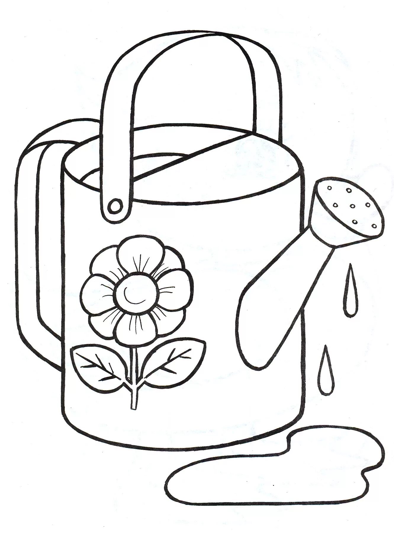 Playful watering can for kids