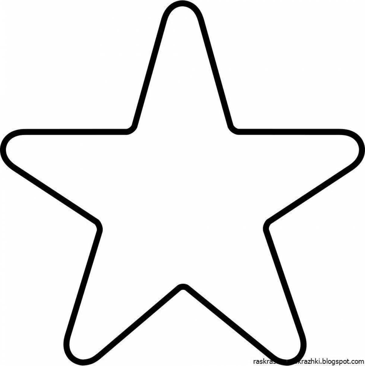Creative star coloring book for kids