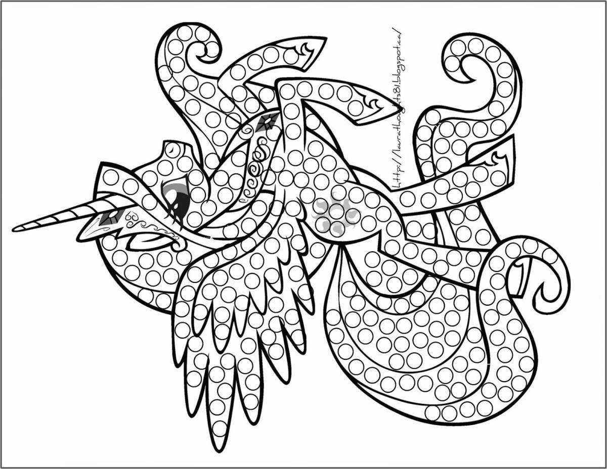 Unique cotton swab pattern