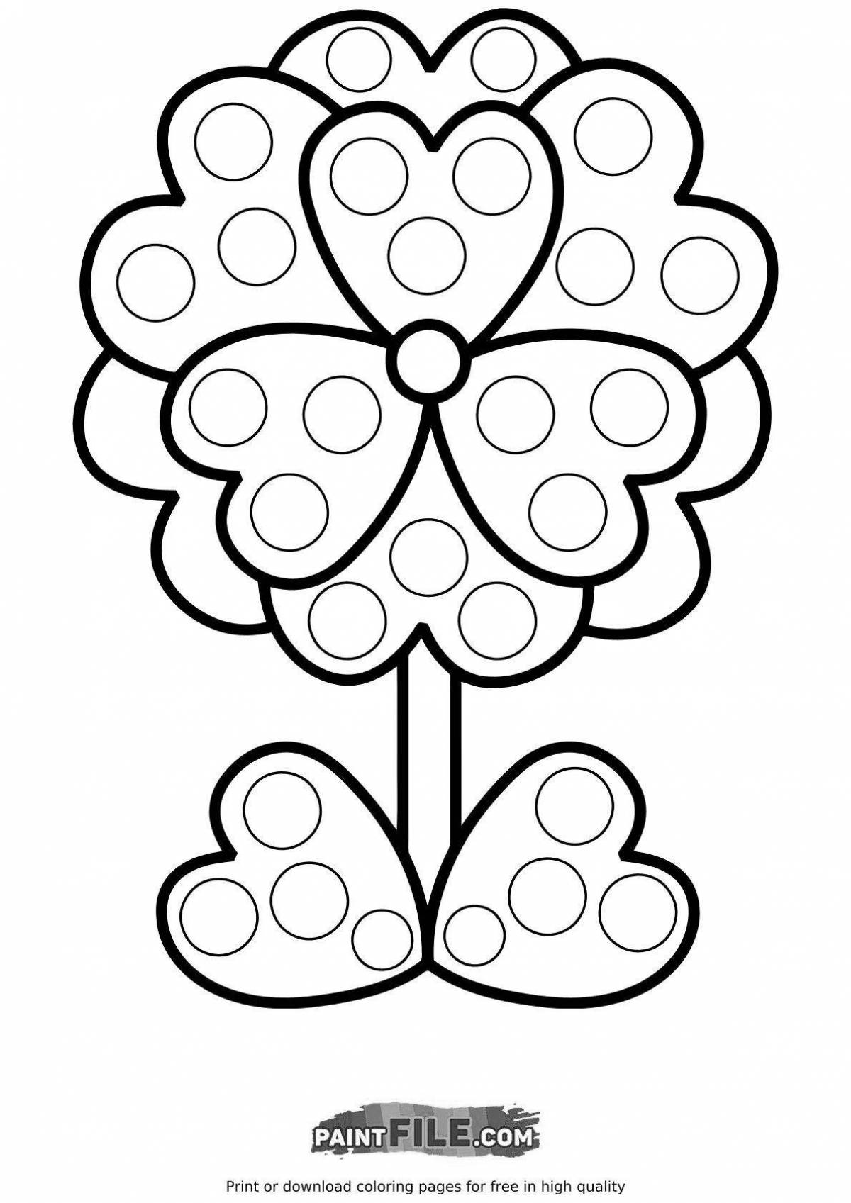 Dynamic cotton swab pattern