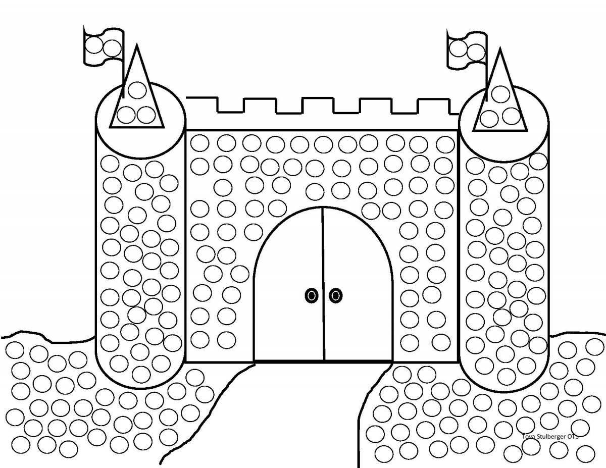 Delicate cotton swab pattern