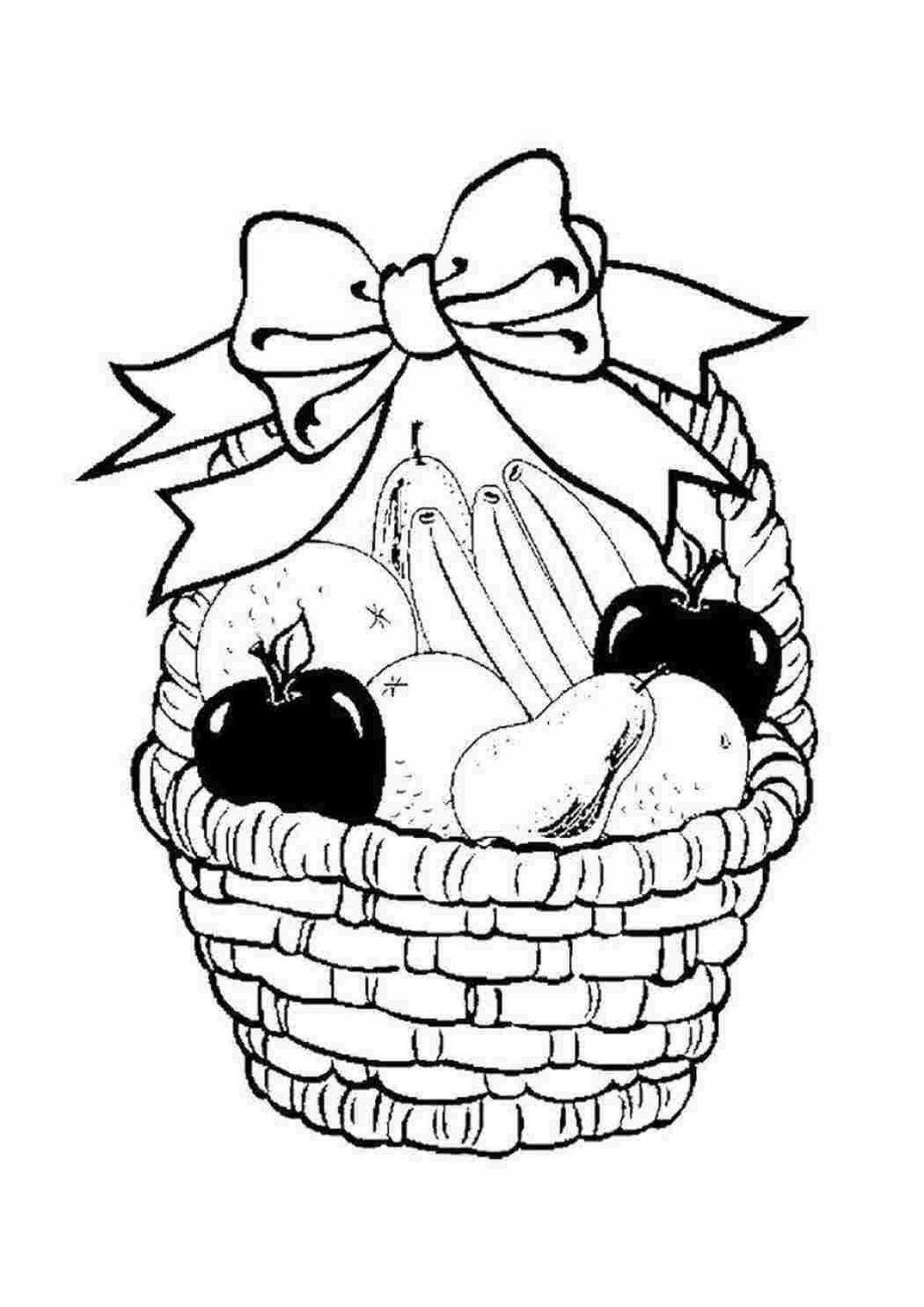 Рисование корзина с овощами. Корзинка фруктов нарисовать. Корзинка с овощами раскраска. Рисование корзина с фруктами. Нарисовать корзину с фруктами.