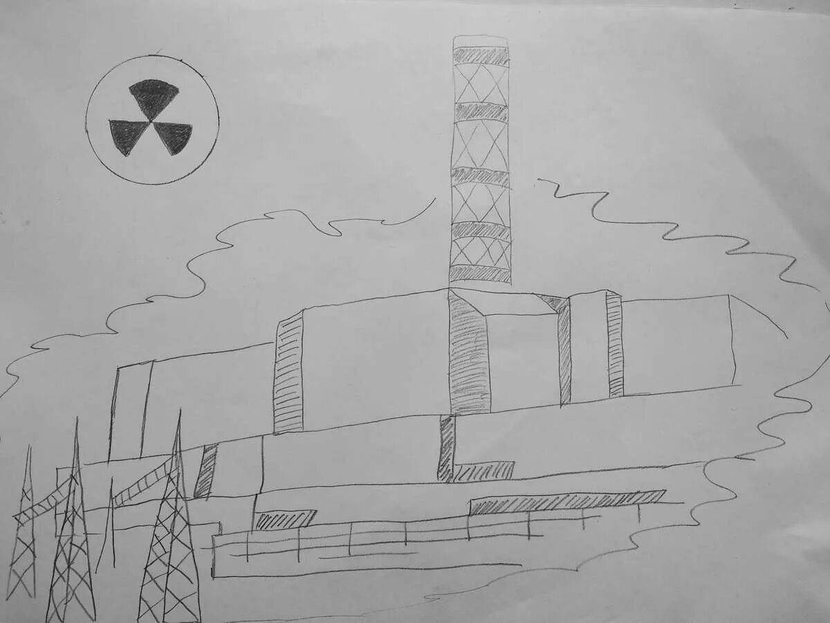 Рисунок чернобыльской аэс. Раскраски про Чернобыльскую ЧАЭС. Чернобыльская атомная электростанция распечатка ЧАЭС. Чернобыльская АЭС рисунок. Рисунок для срисовки карандашом Чернобыль ЧАЭС.