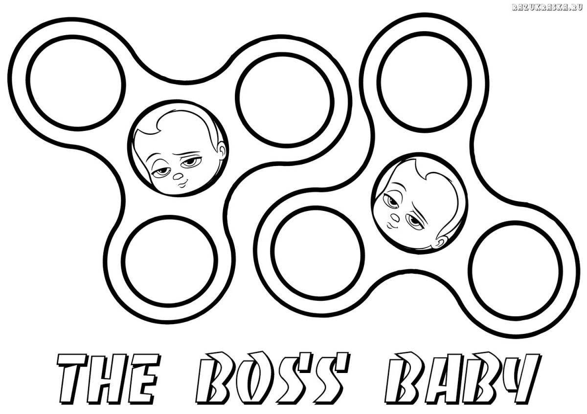 Photo Pop it anti-stress coloring book