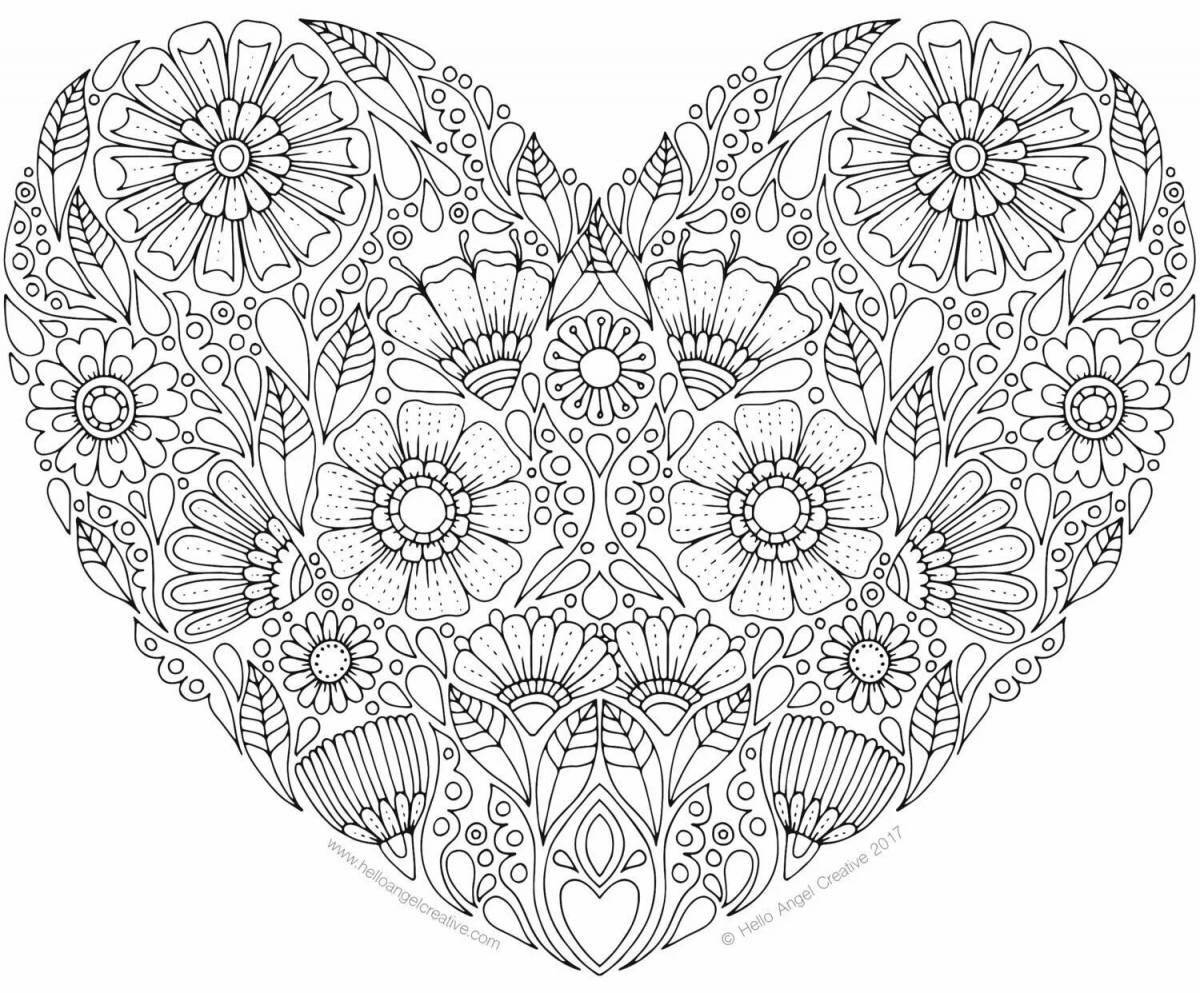 Photo Soothing anti-stress pop it coloring book