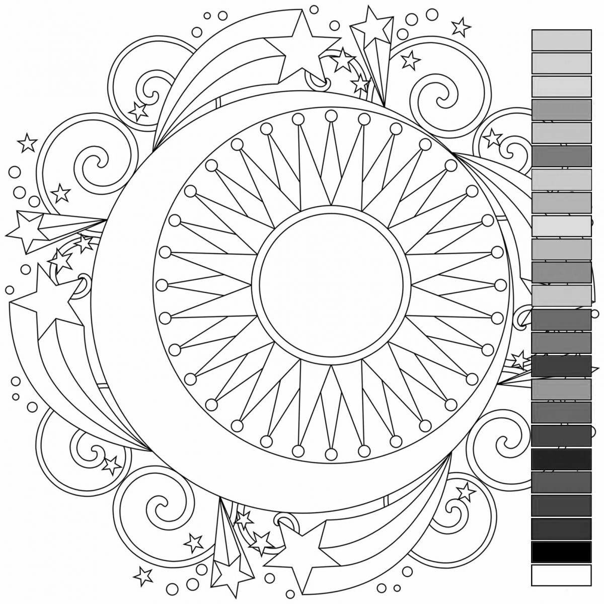 Photo Pop it soulful anti-stress coloring book