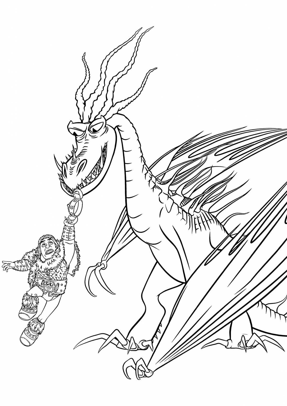 How to train your dragon 2 coloring book