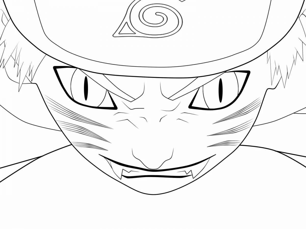 Naruto anime incredible coloring book