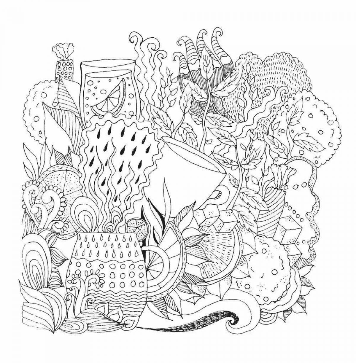 Hygge relaxing coloring book