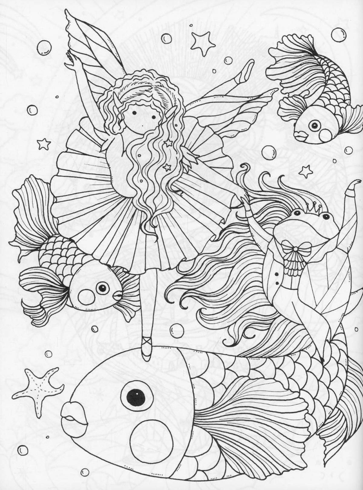 Coloring million mermaids lulu mayo