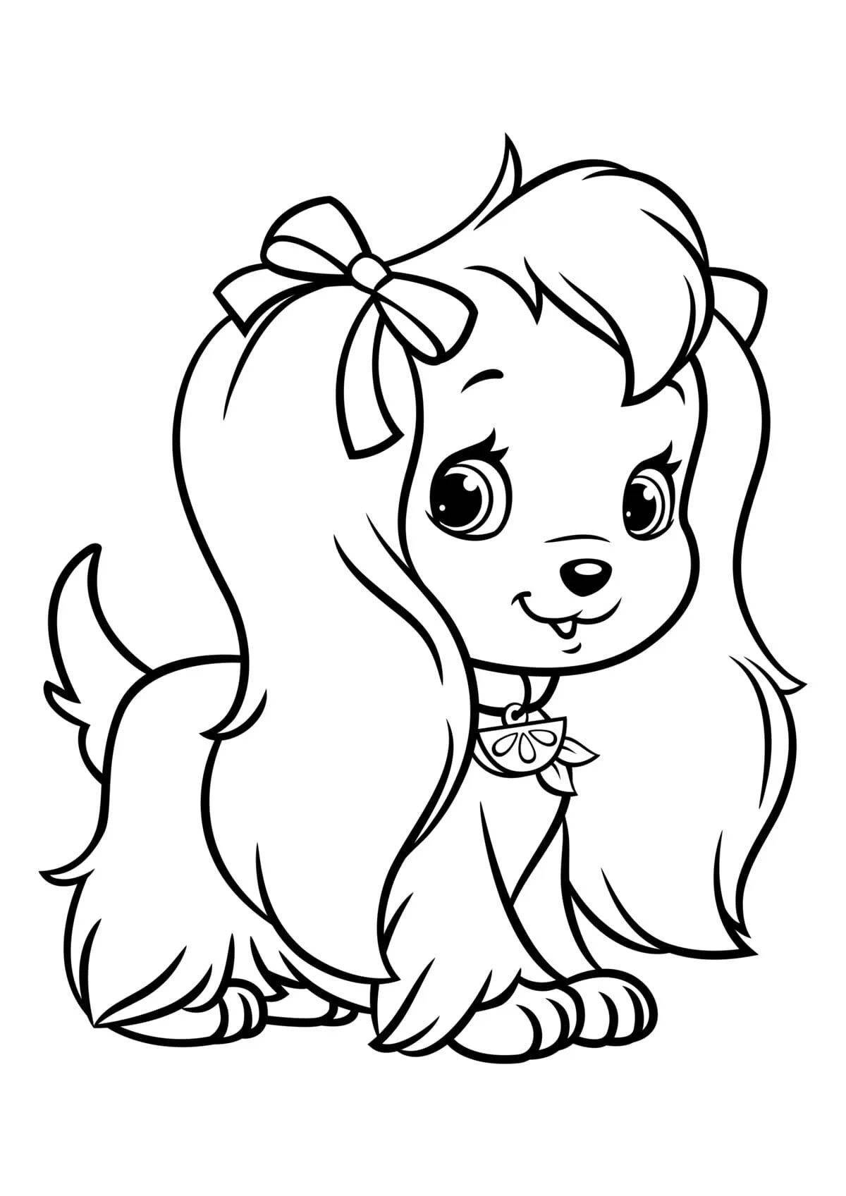 Fun coloring for girls 5 years old animals