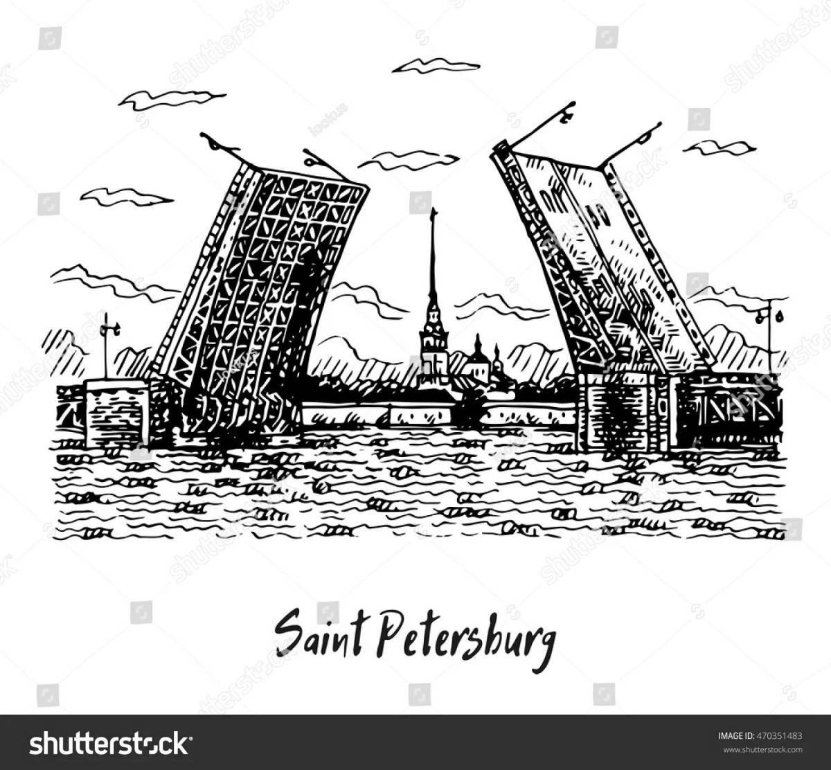 Величественные мосты петербурга для детей
