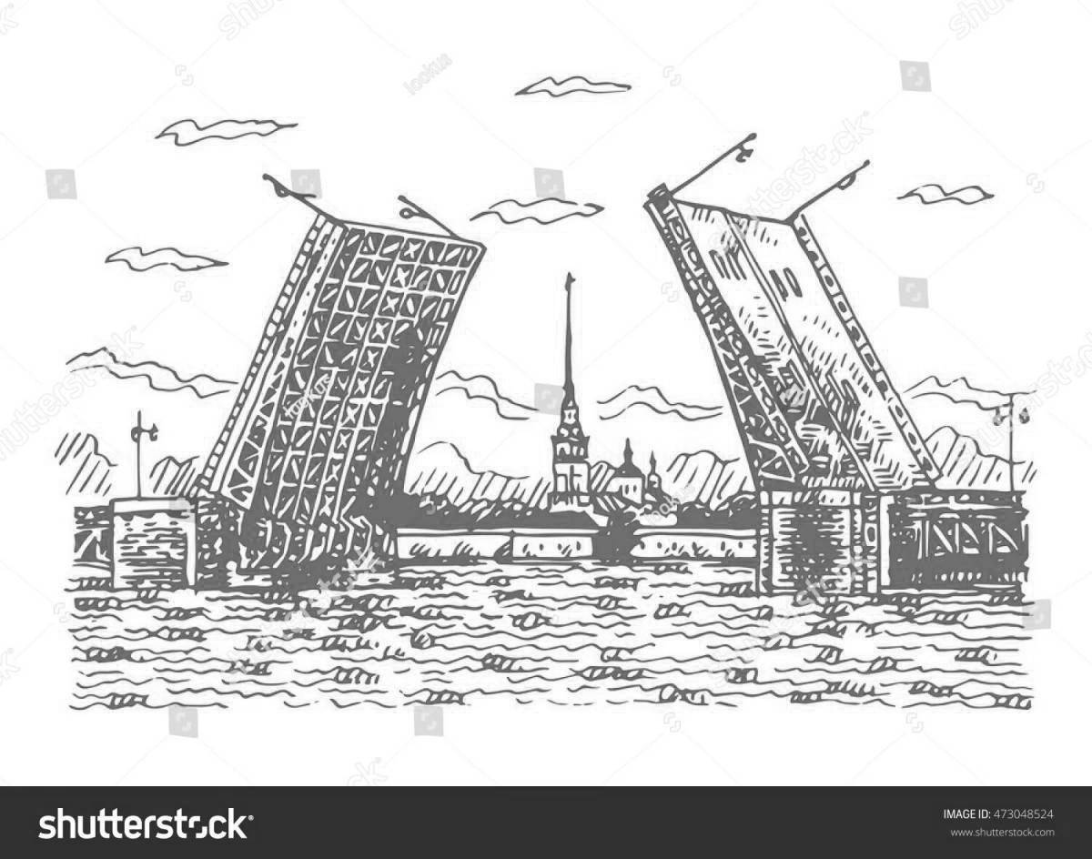 Яркие мосты петербурга для детей
