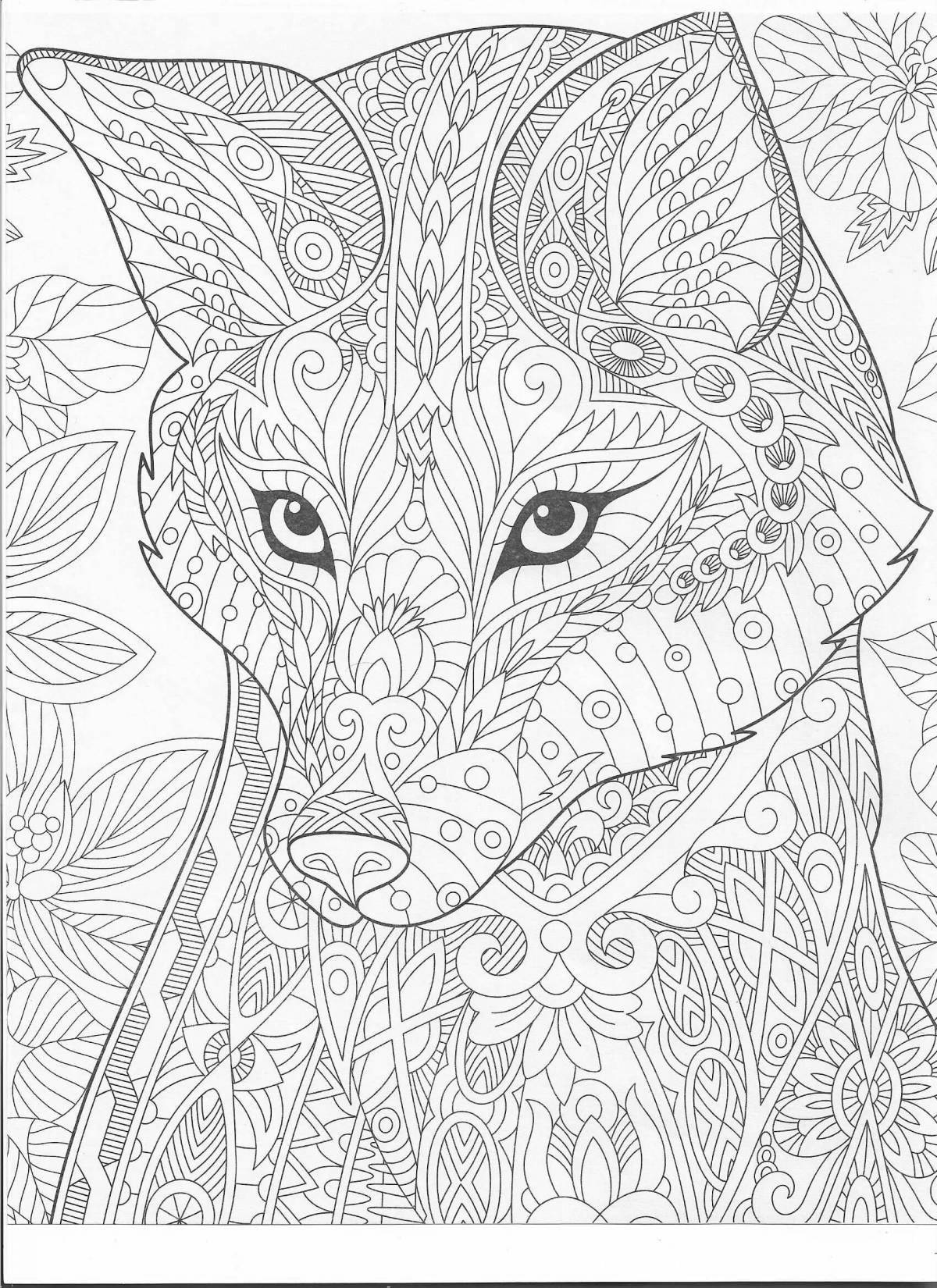 Elegant coloring for girls 10 years old - very beautiful animals