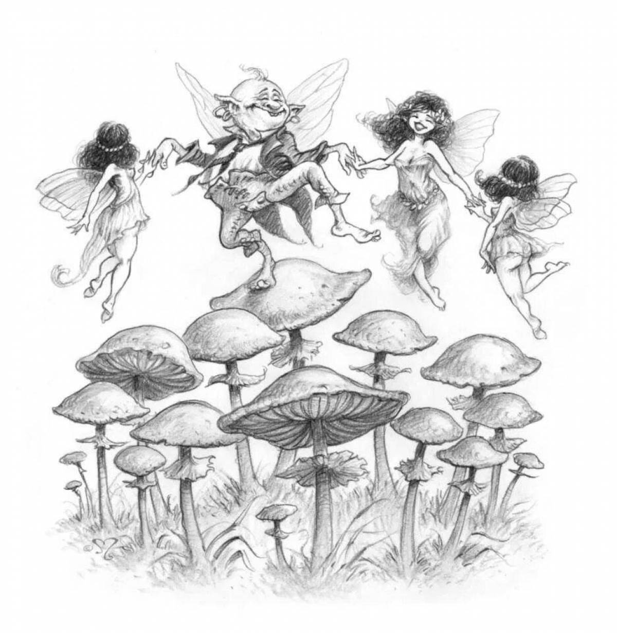 Colouring funny elves