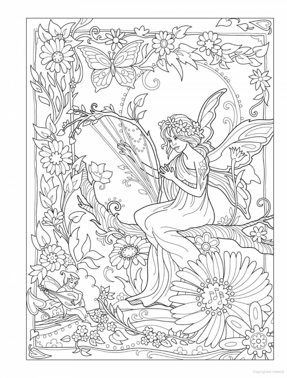 Adorable adult coloring book