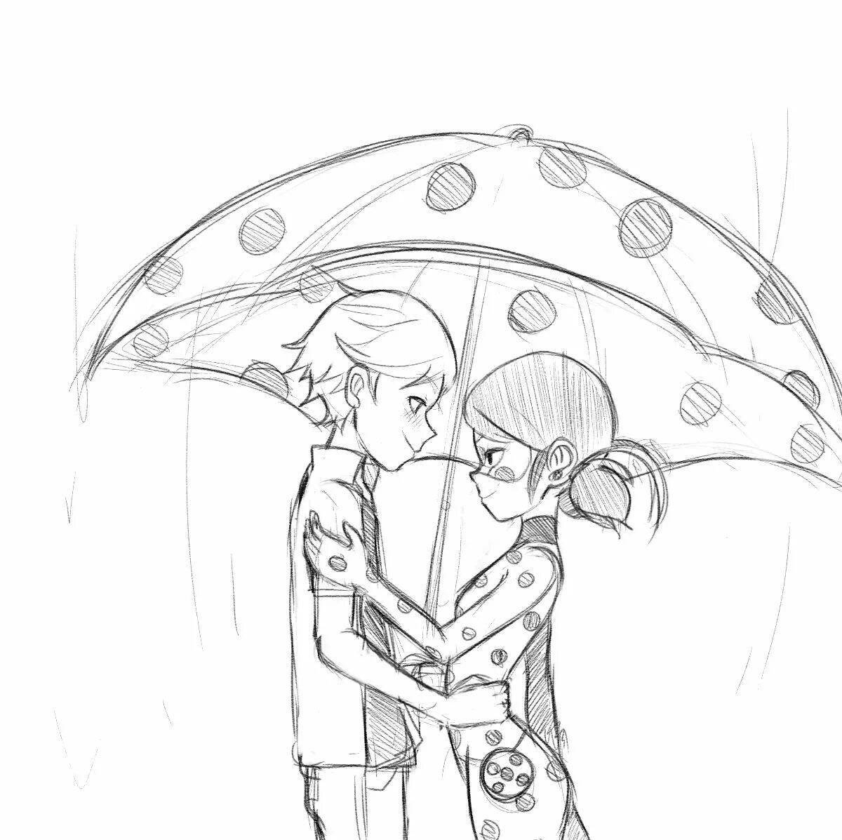 Photo Glorious ladybug and super cat Adrian