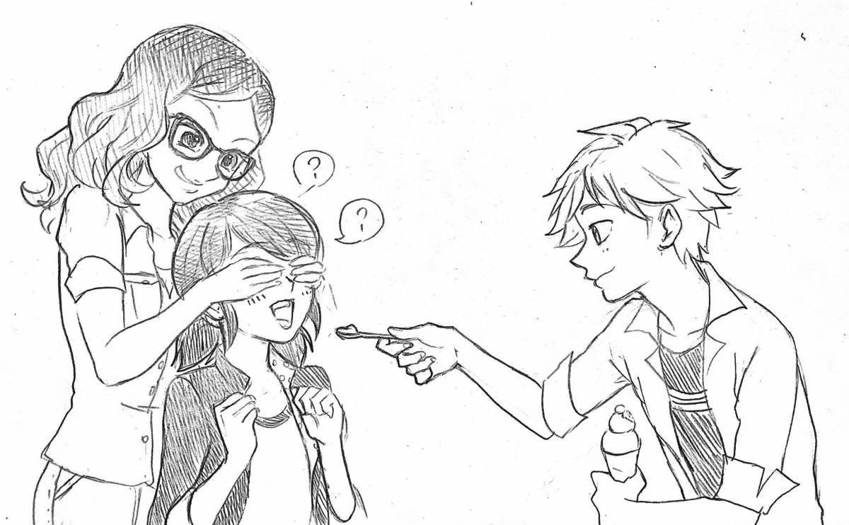 Photo Courageous Ladybug and Super Cat Adrian