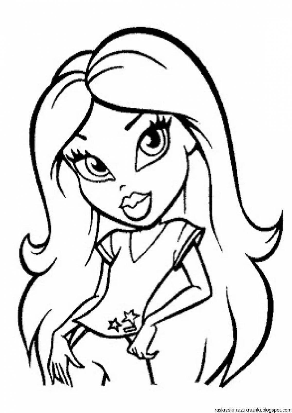 Photo Radiant coloring book for girls 9-10 years old