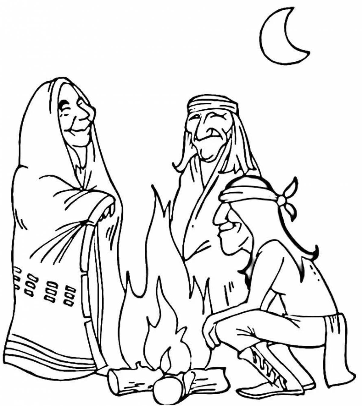 Great Indian coloring book