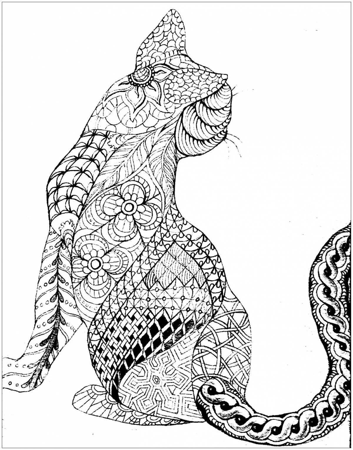 Magic zentangle coloring book