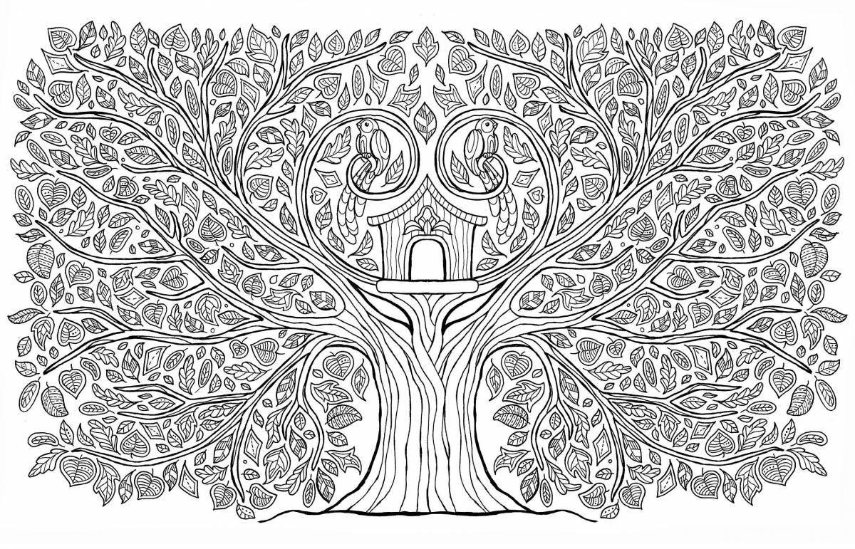 Elegant coloring tree