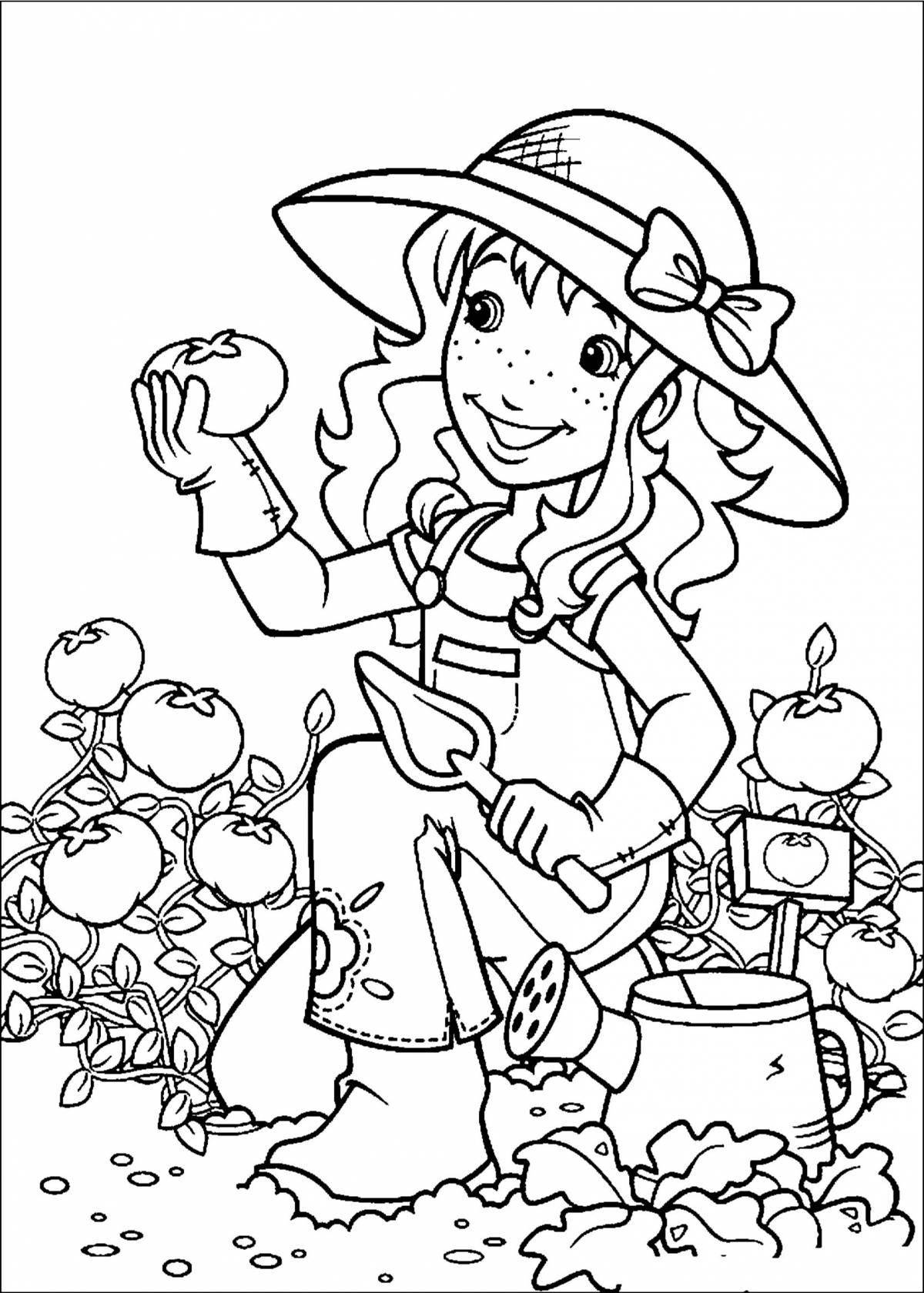 Hobby coloring book
