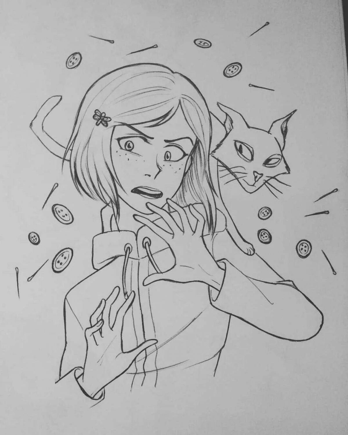 Photo Living caroline coloring