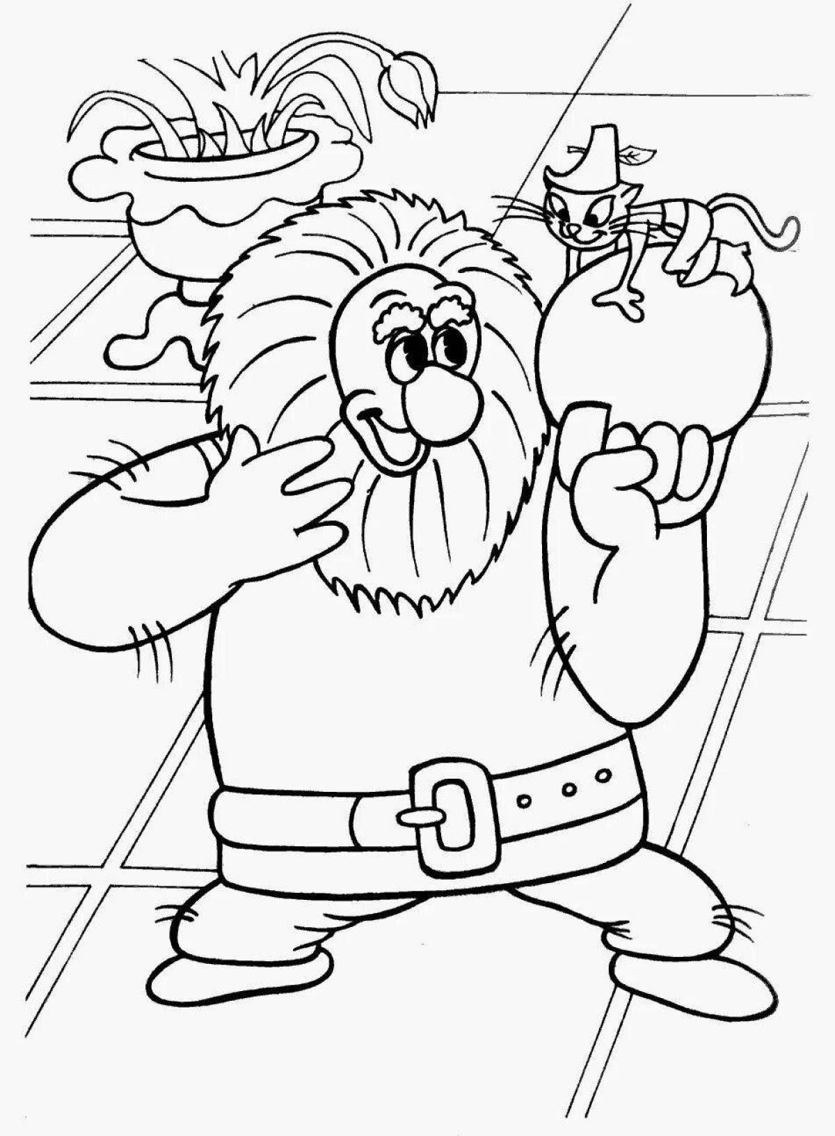 Coloring page dazzling cannibal