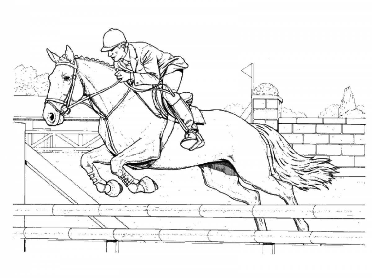 Grand stable coloring page