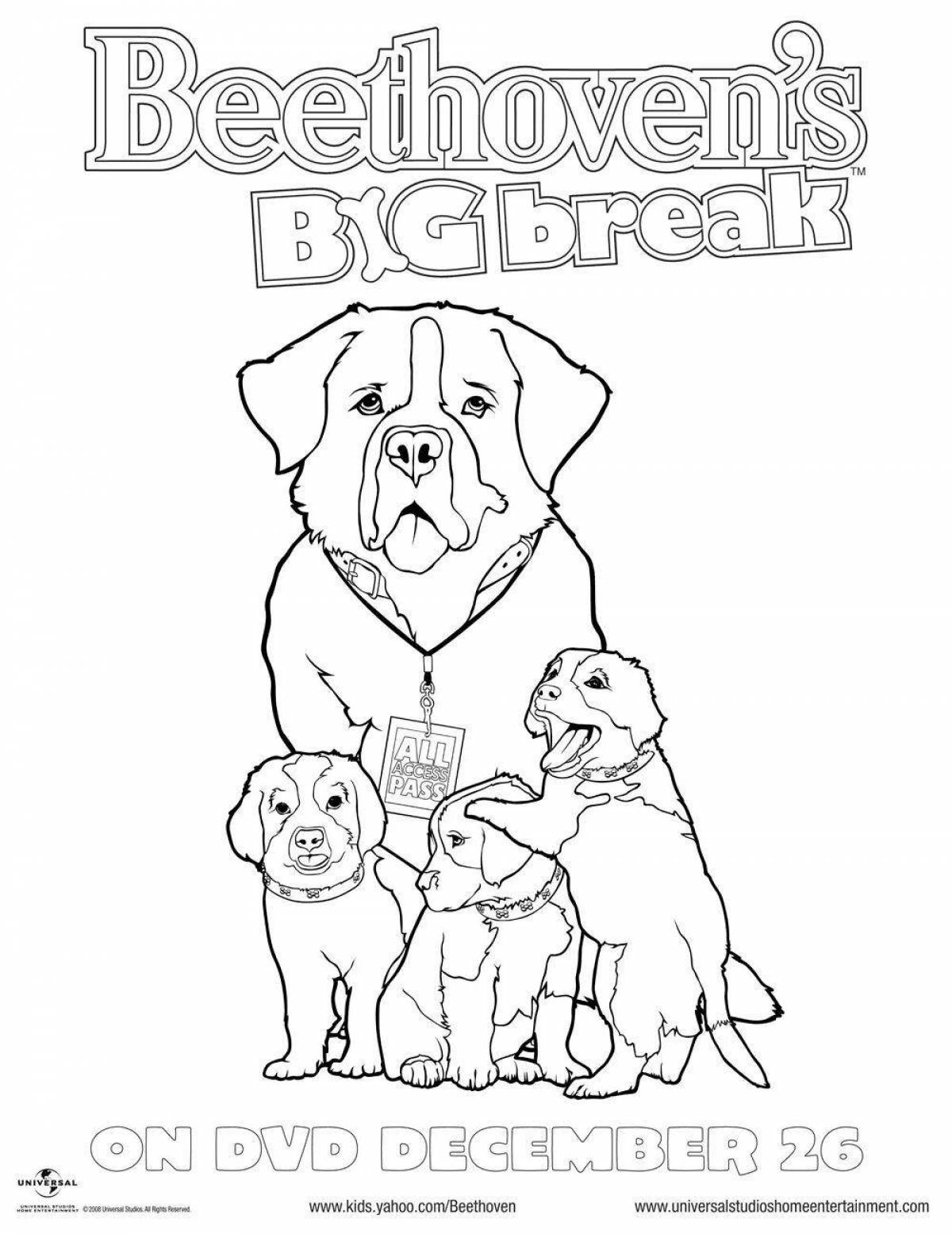 Photo Colouring funny Bernard